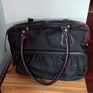 MZ Wallace Jane in Black w/red piping